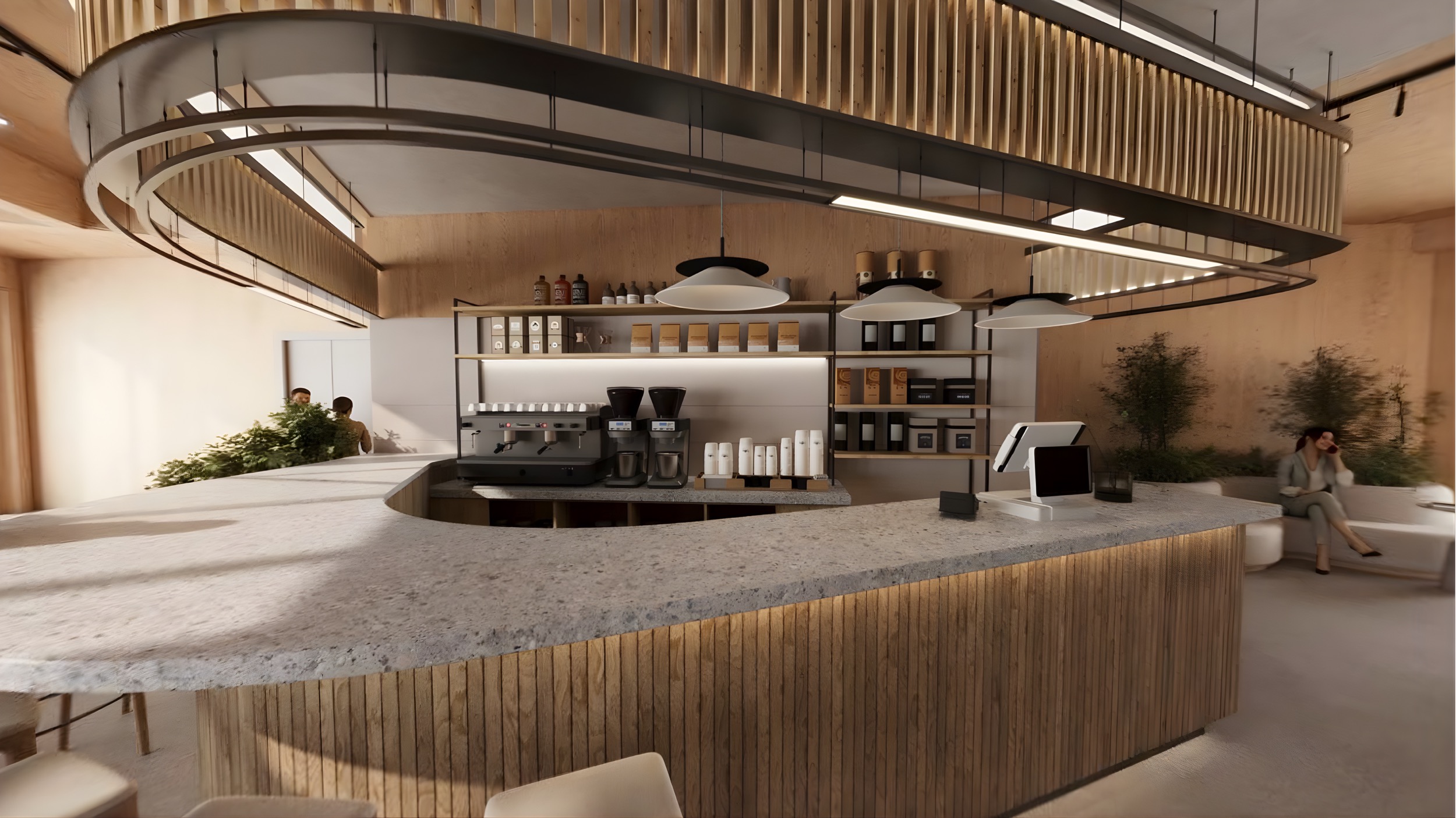 6 lobby met koffiebar